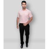 DESHBANDHU DBK - Peach Cotton Regular Fit Mens Formal Shirt (Pack of 1) - None