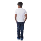 Boys Cotton Off Road Adventure Half Sleeve TShirt (White) PID41494