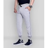 Zeffit - Light Grey Cotton Mens Trackpants ( Pack of 1 ) - L