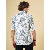 Paul Street Polyester Slim Fit Printed Full Sleeves Mens Casual Shirt - White ( Pack of 1 ) - None