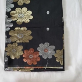 Lichi Silk Black Saree