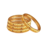 Vighnaharta Gold Bangle Set ( Pack of 2 ) - None