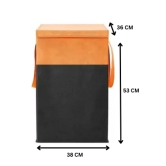 SH. NASIMA 75 L capacity Multi Colour Laundry Bag - Orange