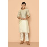 Zeba Handloom maheshwari silk kurta set for women