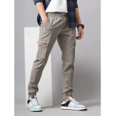 Paul Street Slim Flat Mens Cargos - Grey ( Pack of 1 ) - None