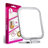 MAJESTIQUE Dual Sided Square Compact Mirror