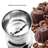 Nima Mixer Grinder Mini Electric Small Grinder Mini Electric Grinder Small Mixer Grinder Mixer Stainless Steel Electric Masala Grinder Mini Spice Machine