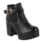 Shoetopia - Black Women''s Ankle Length Boots - None