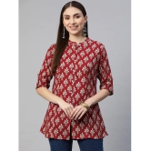 Divena - Maroon Rayon Womens Tunic ( Pack of 1 ) - None