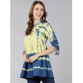 KIPEK - Multicolor Cotton Womens Flared Kurti ( Pack of 1 ) - None