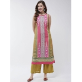 Pannkh - Multicolor Viscose Womens Straight Kurti ( Pack of 1 ) - None