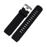 Exelent 22mm Silicone Smart Watch Strap Compatible with Smartwatch Straps for Men & Women (Black)