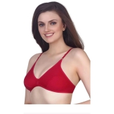 Kiran Enterprises Pack of 3 Cotton Blend Non Padded Womens Everyday Bra ( Black,Gold,Red ) - None