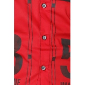 DKGF Fashion - Red Cotton Blend Boys Shirt & Jeans ( Pack of 1 ) - None