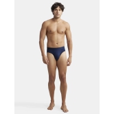 Jockey IC24 Men Tencel Micro Modal Cotton Elastane Solid Brief - True Navy - None