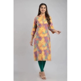 MAUKA - Multicolor Rayon Womens Straight Kurti ( Pack of 1 ) - None