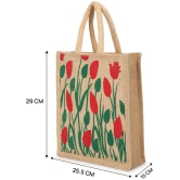 Style Smith - Assorted Jute Lunch Bag Pack of 1 - Assorted