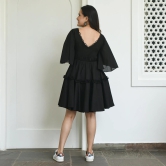 EBONY COTTON DRESS-S