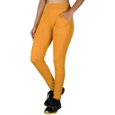 KARARO JEGGINGS - Cotton Blend Skinny Fit Yellow Womens Jeggings ( Pack of 2 ) - None