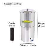 HomePro Manual Water Filter 21 L  21 Ltr Gravity Water Purifier