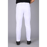 MANCREW - White Viscose Slim - Fit Mens Formal Pants ( Pack of 1 )