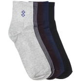 Texlon - Multicolor Cotton Men's Ankle Length Socks ( Pack of 5 ) - Multicolor