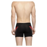 IC4 - Black Cotton Blend Mens Trunks ( Pack of 2 ) - S