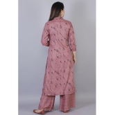 JC4U - Pink Straight Rayon Womens Stitched Salwar Suit ( Pack of 1 ) - None