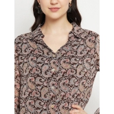 Paisley Printed Smart Opaque Georgette Casual Shirt