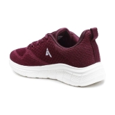 Action - Burgundy Womens Running Shoes - None