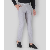 Playerz - Grey Polycotton Slim - Fit Mens Trousers ( Pack of 1 ) - None