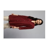 HIGHLIGHT FASHION EXPORT - Maroon Rayon Women''s Straight Kurti ( Pack of 1 ) - None