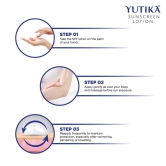 Yuthika Sunscreen Lotion 100ml with Lip Balm 10gx2Pcs, Sunscreen SPF 30 PA+++ with UVA & UVB Protection