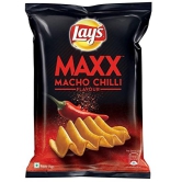 Lays Maxx Macho Chilli Flavour, Potato Chips,36G