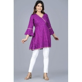 Smien - Purple Rayon Women's Tunic ( Pack of 1 ) - None