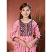 Aarika Pink Rayon Girls Suit Sets ( Pack of 1 ) - None