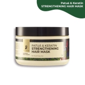 Pilgrim Amazonian Patu?&Keratin Strengthening Hair Mask For Dry&Frizzy Hair With Sacha Inchi For Women&Men|Hair Mask For High Shine&Hydration|Hair Mask For Smoothening Hair|Silicon Free|200Gm