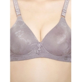 ILRASO - Purple Cotton Blend Lightly Padded Women's T-Shirt Bra ( Pack of 1 ) - None