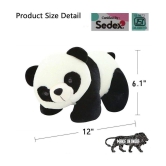 FRATELLI Panda Bear Soft Toy (12 Inches, Black)