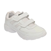 Aerowalk - White Boys School Shoes ( 1 Pair ) - None