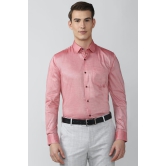 Men Pink Regular Fit Formal Full Sleeves Formal Shirt