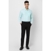 Men Blue Regular Fit Formal Full Sleeves Formal Shirt