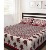 Uniqchoice King Cotton Floral Bed Sheet