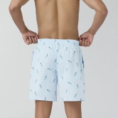 Surf Super Combed Cotton Boxer Shorts Gin Blue L