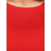 Smien - Red Rayon Womens Tunic ( Pack of 1 ) - None