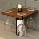 Wine & Glass Holder Set of 4