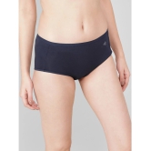 Jockey 1809 Women Full Coverage Micro Modal Elastane High Waist Full Brief - Classic Navy - None