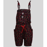 Arshia Fashions - Multicolor Cotton Girls Jumpsuit ( ) - 4 Years