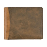 GEEO Brown Faux Leather Mens Regular Wallet ( Pack of 1 ) - Brown