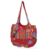 Rajasthani Embroidered Shoulder Bag, Pure Cotton Shoulder Bag With Handmade Beautiful Patchwork
